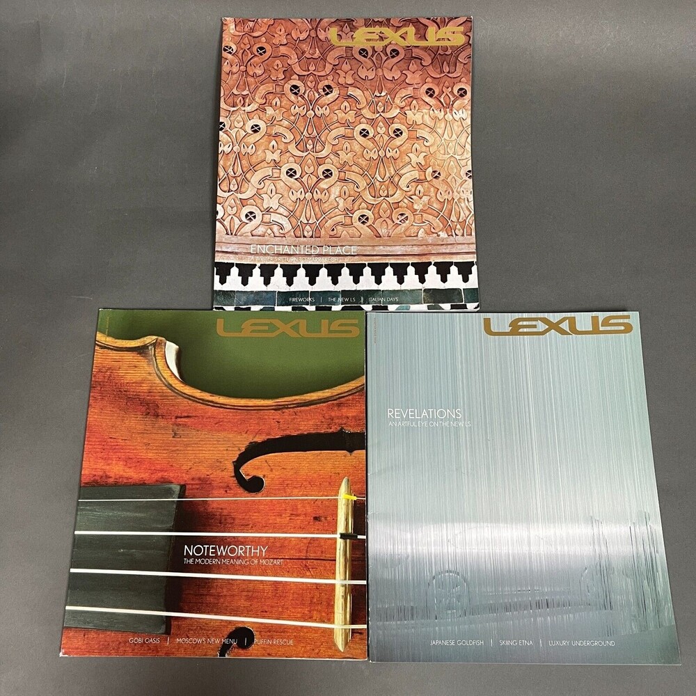 Lexus Magazines 2006 Qtrs. 2, 3, 4 Lot of 3‎